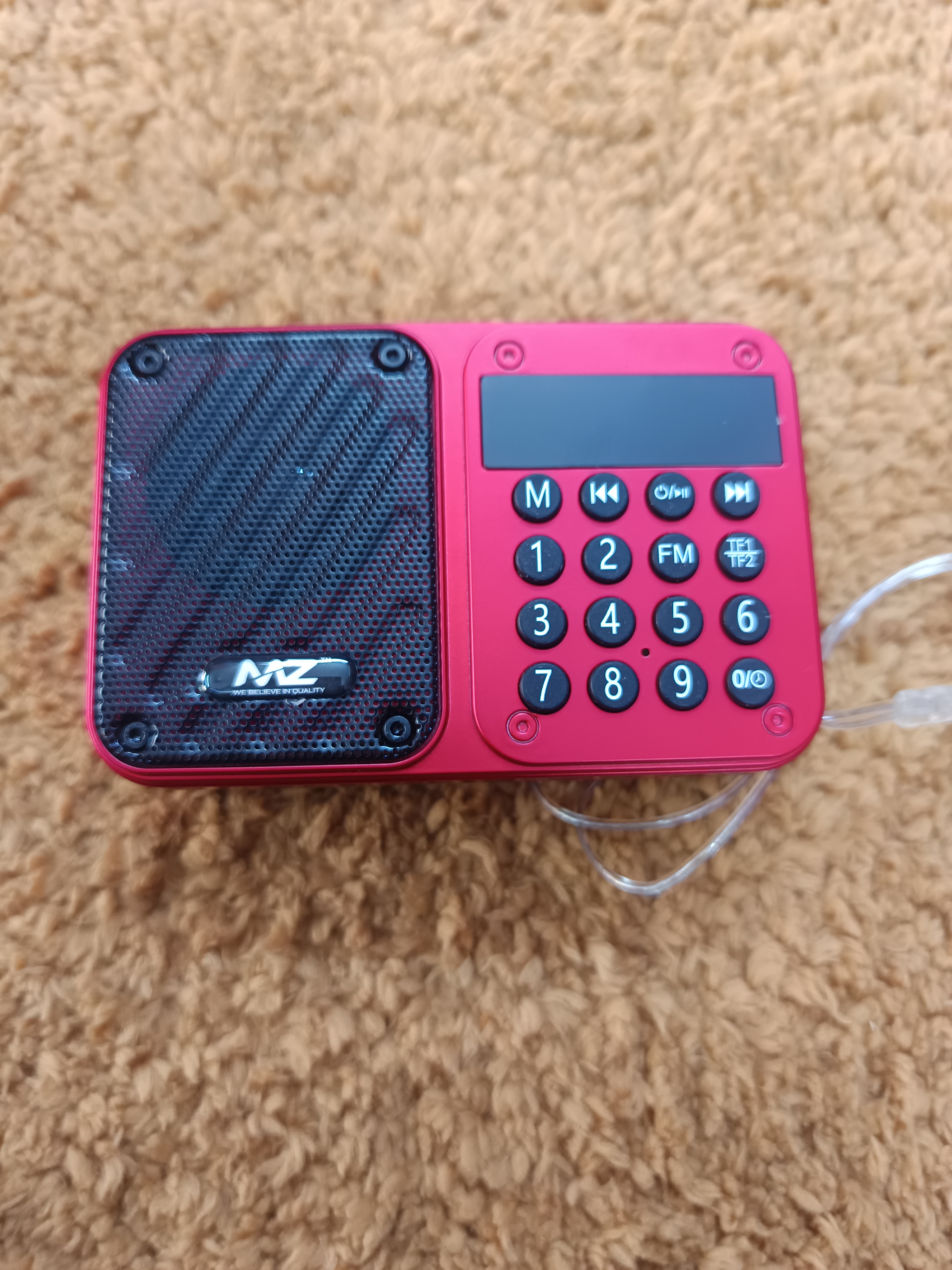 MZ FM AND BLUETOOTH SPEAKER 