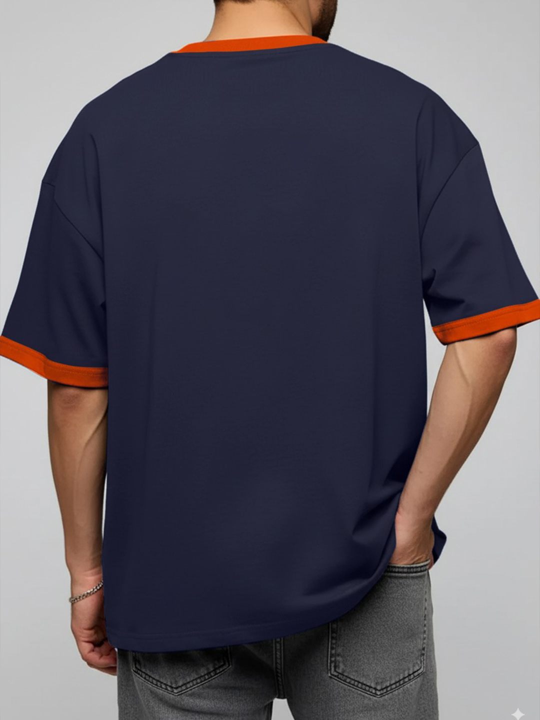 Men navy canada Oversized T-Shirt