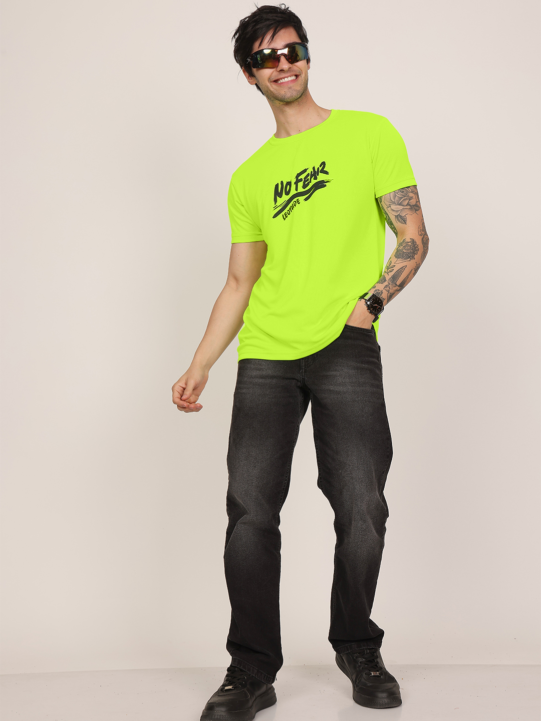 neon dri fit shirt