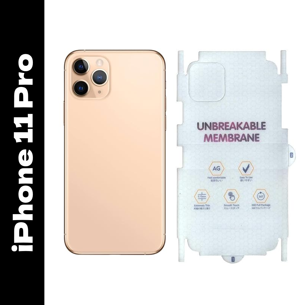 Flexible Back Membrane Protector for Apple iPhone 11 Pro – Ultra-Thin Scratch & Impact Protection