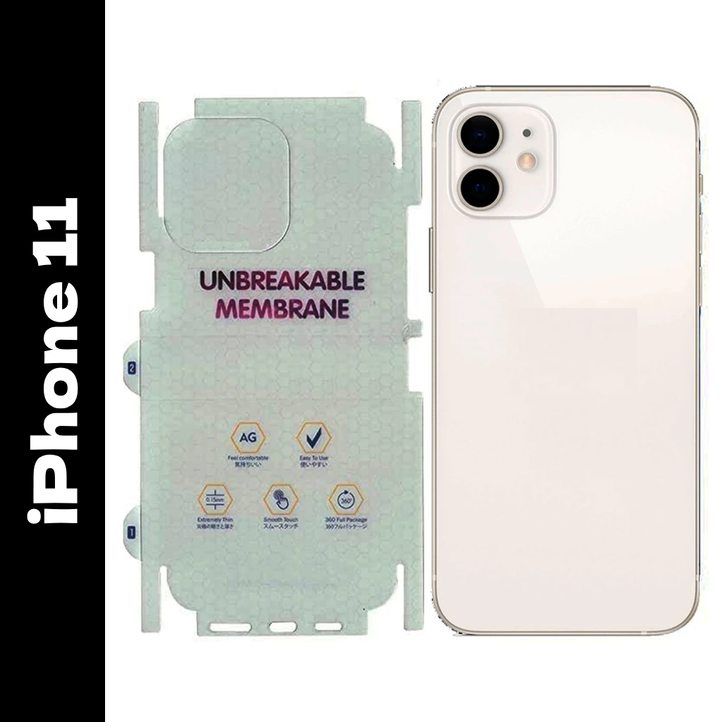 Flexible Back Membrane Protector for Apple iPhone 11 – Ultra-Thin Scratch & Impact Protection
