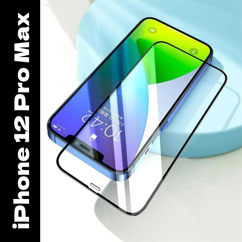 Tempered Glass Screen Protector for Apple iPhone 12 Pro Max - Bubble Free | HD Clear Display | Scratch Resistant | Easy Installation