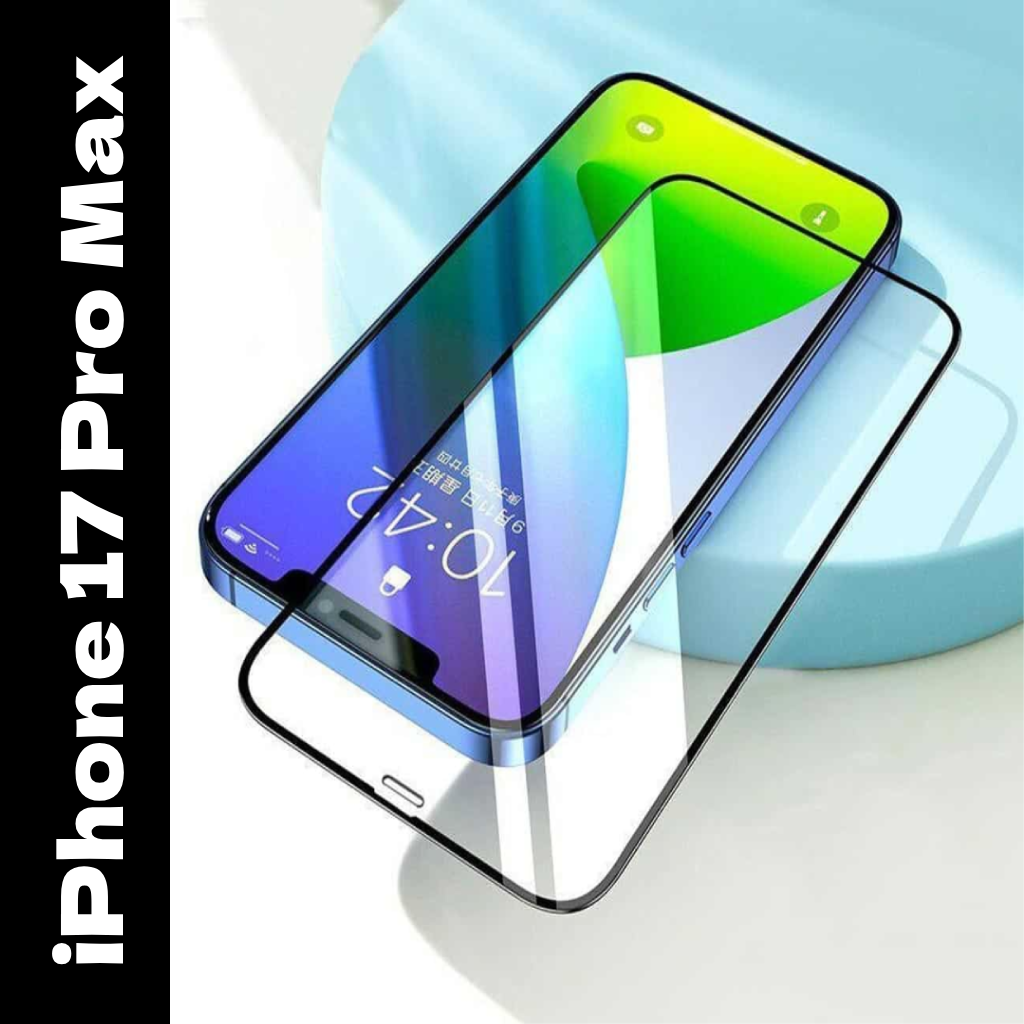 Tempered Glass Screen Protector for Apple iPhone 17 Pro Max - Bubble Free | HD Clear Display | Scratch Resistant | Easy Installation