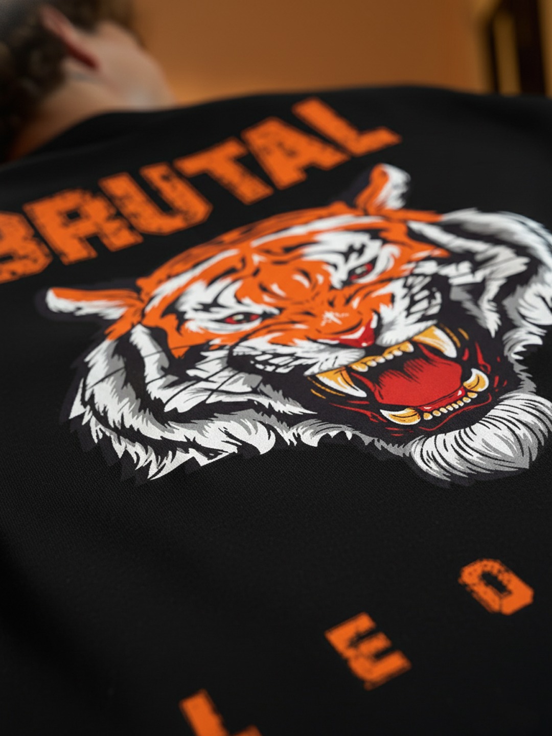 LEOTUDE BLACK BRUTAL PREMIUM TSHIRT - Leotude Fashion