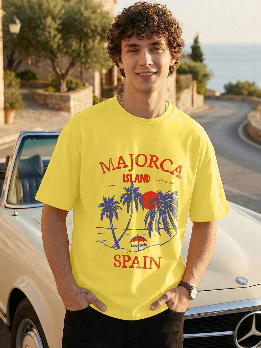 LEONARD プリントTシャツ NEW Men Oversized Printed Tshirts Combo [PO-3] | Leotude Fashion
