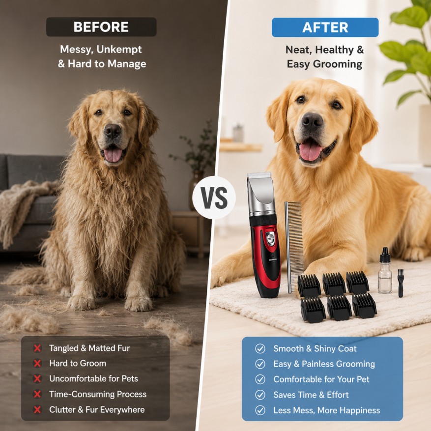 FeatureProfessional Pet Grooming At HomeTitle