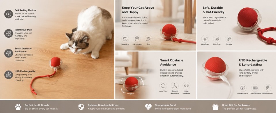 Why Choose Our Smart Cat Toy?