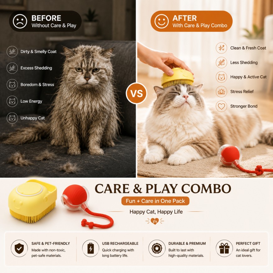 Before vs After Care & Play Combo