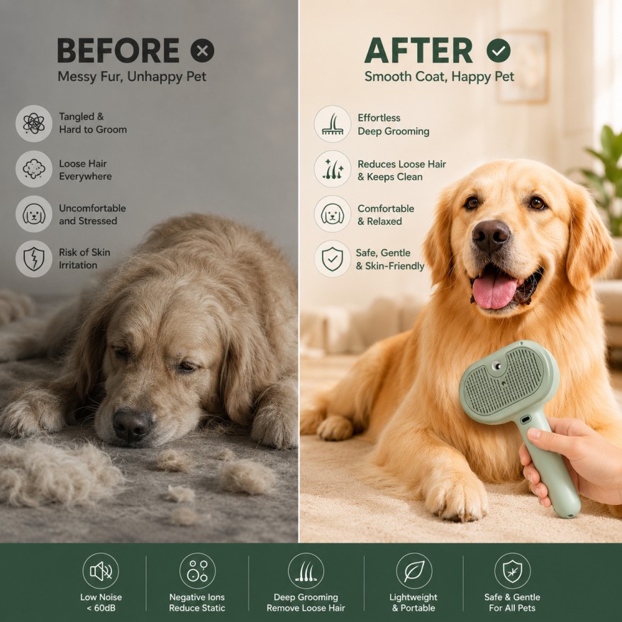 Deep Grooming & Gentle Care