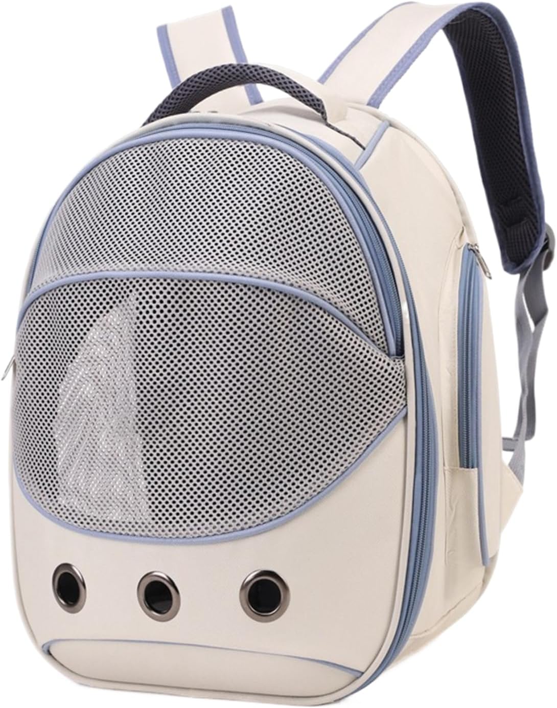 Pawzo Breathable Pet Carrier Backpack | Travel Backpack for Cats, Puppies & Small Pets with Mesh Window