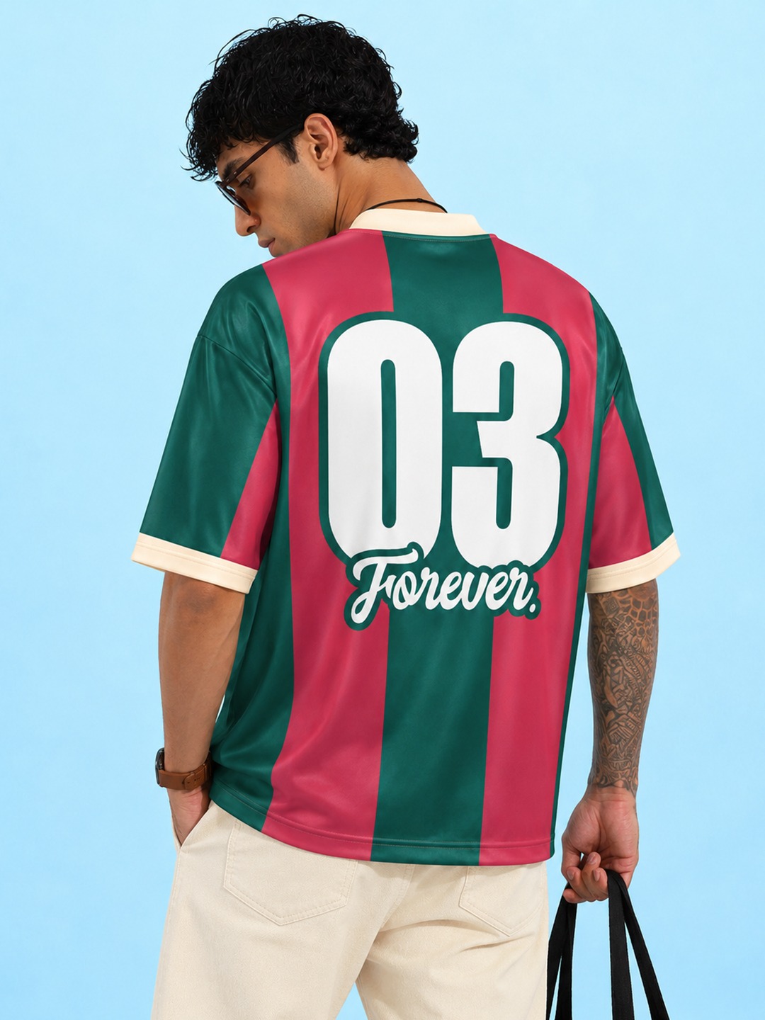 LEOTUDE Men Pink Clwssid Printed oversized Tshirt - Leotude Fashion