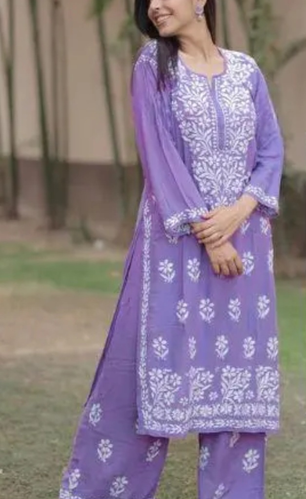 Chikankari kurta set