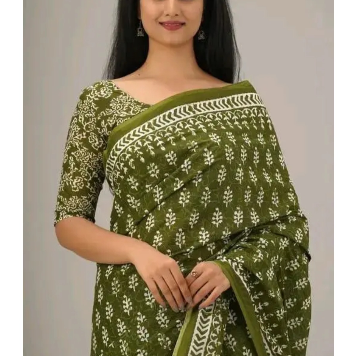 Printed saree