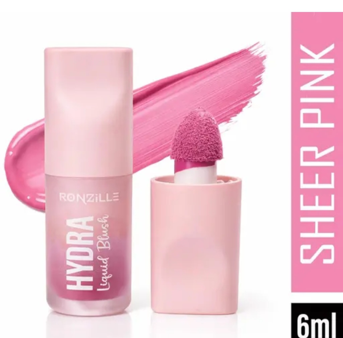 Liquid blush face makeup blush