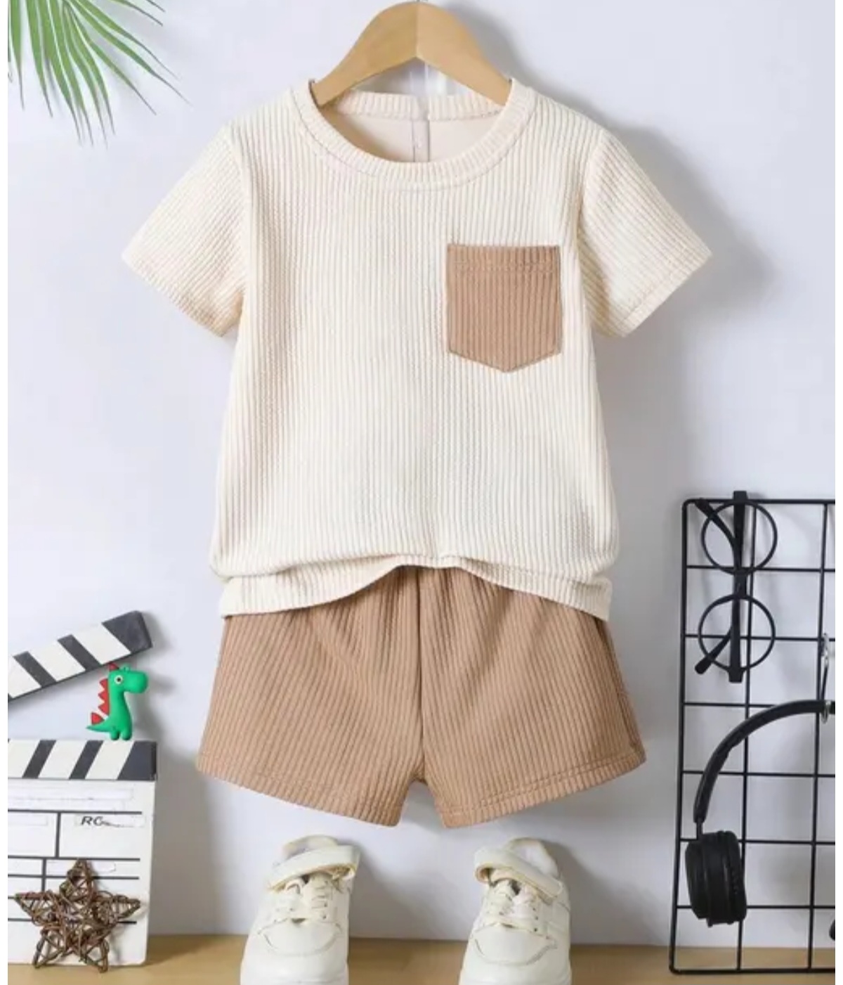 Kids t-shirt with shorts set dress for baby boy